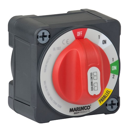 Bep Marine BEP Pro Installer 400a EZ-Mount Dual Bank Control Battery Switch - MC1 772-DBC-EZ